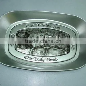Square Tin Food Tray thumbnail-1