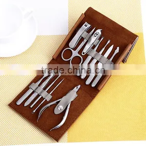 Factory Price Hot Sale Promotional Gift Manicure Set Nail Clipper Beauty Set With Beautiful Case thumbnail-5