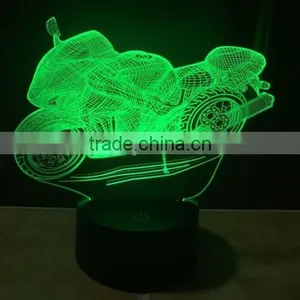 Customize Your Own Logo 3D Visual LED Magical Small Table Lamp Night Light thumbnail-5