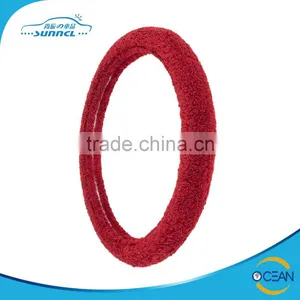 Camouflage Color Fleece Car Steering Wheel Cover thumbnail-2