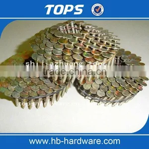 Yellow Zinc Galvanized Coiled Roofing Nails thumbnail-3