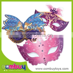 Wholesale Beautiful Diy Toys Masquerade Paper Party Eye Mask thumbnail-1