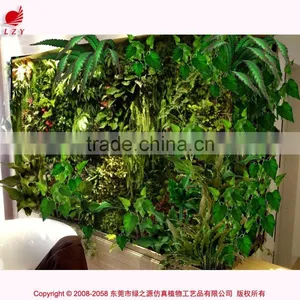 OEM Artificial Grass Wall Fake Plastic Green Wall Cheap Plant Artificial Walls thumbnail-1