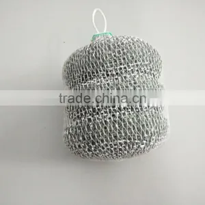 4 Pk Metal Mesh Pad Scourer Rust Free Cleaning Stainless Steel Wire Pads Kitchen thumbnail-3