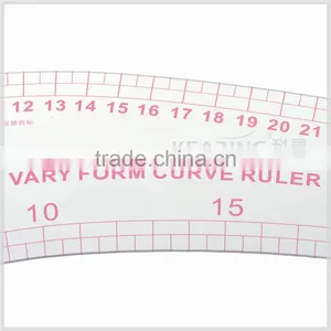 Kearing OEM Hip Line Sewing Ruler 48cm French Curves for Fashion Design Plastic Rulers# 6248 thumbnail-5
