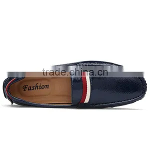 High Quality Cow Leather Casual Shoes Sample Fashion for Men, Adults Casual Peas Shoes Made in China Factory thumbnail-5