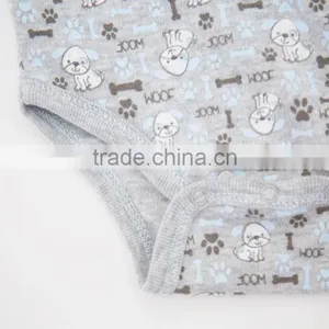 Best Sale Newborn Clothes Sleeveless 100% Cotton Baby Rompers For Boy thumbnail-5