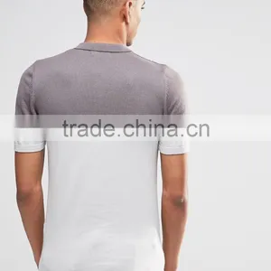 MGOO Hot Sale 100 Cotton Polo Plain Short Sleeves Custom Embroidery Or Print Contrast Purple White Color thumbnail-3