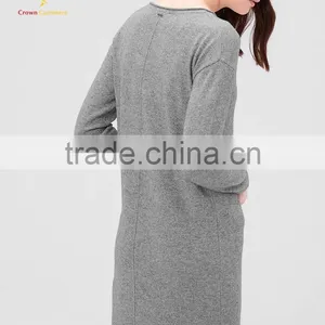 Women Knit Dress Wool 100 Cashmere Latert Fashion Dress Design thumbnail-4
