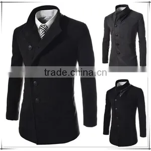2016 Winter New Design Military Wool Trench Coat thumbnail-1