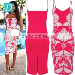 OEM Service Dress Sleeveless Women Casual Straight Dress Fancy Dress thumbnail-1