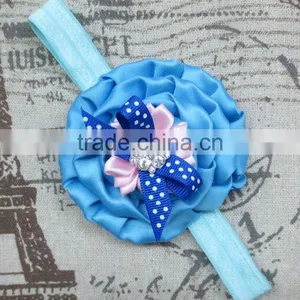 Factory Direct Polka Dot Bow Toddler Baby Flower Headband For Kids Hair Accessories thumbnail-5