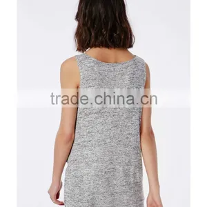 Sexy Drape Front Sleeveless Cheap Lady Blouse Fashion Women Blouse 2016 thumbnail-3