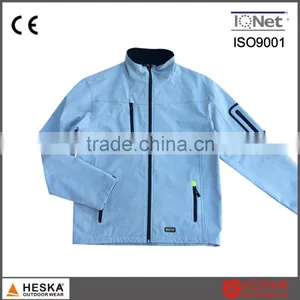 Popular Waterproof Jacket Boys With 3-layer Melange Color Softshell Jacket thumbnail-1