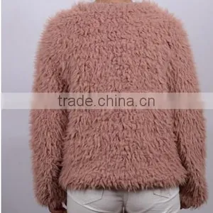 Autumn and Winter Fake Fur Coat Long Sleeves Europe and the United States thumbnail-6