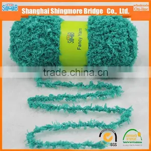 China Supplier of Knitting Fancy Yarn Hot Wholesale Eco-friendly Quality Fuzzy Feather Yarn for Knitting thumbnail-4