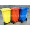 Commercial Waste Container HDPE 100L Yellow for Home, Office, Garden,street thumbnail-1