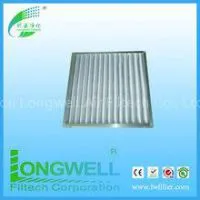 Alu.Metal Frame Pleated Panel Filters HVAC Filters thumbnail-1