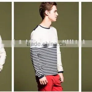 Men's Apparel Fashion Dry Fit Contrast Striped Polo Shirt thumbnail-4