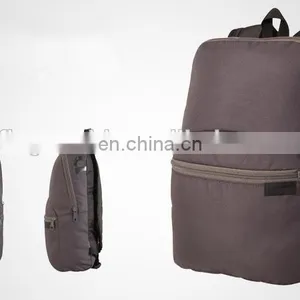 China Supplier Factory Outlet Dark Color Urban Leisure Backpack With Customer Brand thumbnail-2