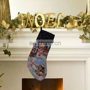 Christmas Stocking Holders With Led Light for Party Holiday thumbnail-1