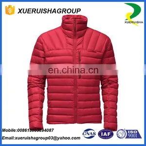 Wholesale Ultra Light Reversible Leather Goose Down Jacket thumbnail-1