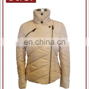 Factory OEM Slim Padding Woman Winter Jacket Zip Decoration thumbnail-1