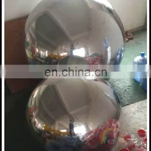 2016 Best Selling Inflatable Large Disco Mirror Ball PVC Silver Mirror Ball Event Decoration Balloon For Sale thumbnail-5