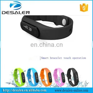 Unisex Step Counts Phone Calling E06 Smart Bracelet With Screen Touch Function thumbnail-6