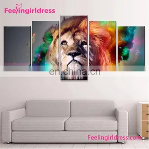 High Quality Custom 3D Rose Oil Canvas African Art Paintings thumbnail-4