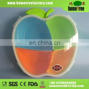 L Size Apple Shaped Sealing Cookies Clear Candy Plastic Container With Locks thumbnail-1