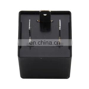 LED Turn Signal 3-Pin Adjustable Frequency Car Flasher Relay Fix Hyper Flash General Lamp-LED Light Relay for European Car thumbnail-3