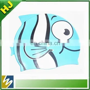 Personality Waterproof Cartoon Novelty Silicone Swim Cap thumbnail-3