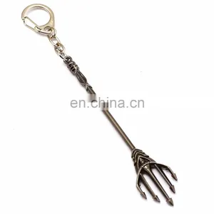 DC Comic Justice League Super Heros Aquaman Trident Model Keychain thumbnail-1