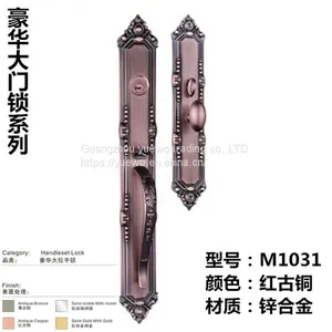 Zinc-alloy European-style Handle Lock Luxury Villa Door Lock American-style Anti-theft Door Lock High-grade Mechanical d thumbnail-4