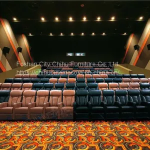 Popular Comfortable Stationary Imax Cinema Hall Movie Theater Sofa thumbnail-2
