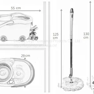 KXY-JLT Spin Mop With Foot Pedal thumbnail-1
