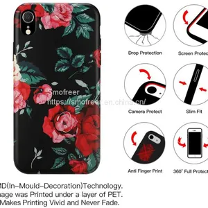 TPU Phone Case of Custom Design for IPhone XS Max TPU Marble Cell Phone Case for Iphone 12 thumbnail-2