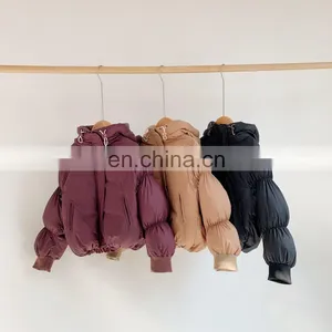 6360/ Bear Ear Winter Outdoor Hooded Kids Coat Cartoon Cute Causal Clothing thumbnail-2