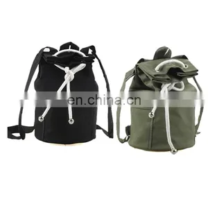 10% off Promotional Travel Sport Custom Canvas Drawstring Backpack thumbnail-1