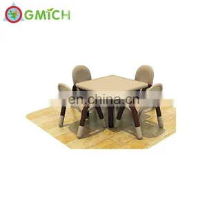 Kindergarten Furniture Metal Table Chair Legs Kids Plastic Table Chair Set for JMQ-G236D thumbnail-4