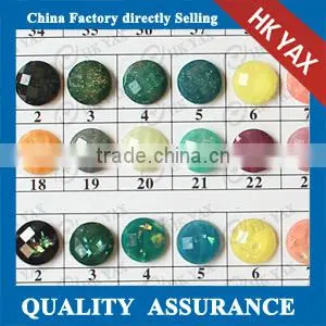 Q-1114 China Factory Resin Stone,round Iridescence Plastic Resin Stone,resin Beads thumbnail-1
