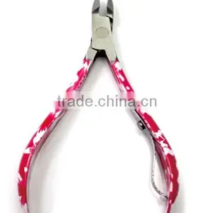 Stainless Steal Professional Cuticle Nipper With Colorful Handle thumbnail-1