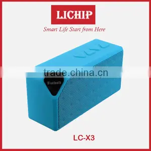 2016 Mini Rectangle Card Slot Popular LC- X3 Bluetooth Speaker thumbnail-2