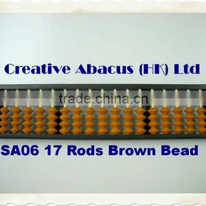 17 Rods Color Bead Plastic Abacus Soroban thumbnail-2