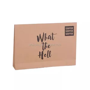 Brown Kraft Paper Packaging Bag Custom With Handle thumbnail-2