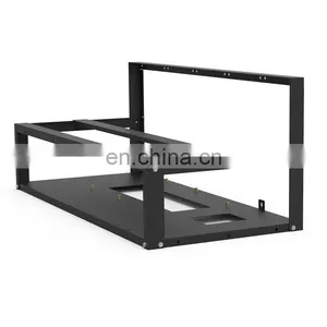 Hot Selling Motherboard Rig Frame 8 GPU Steel Open Air Frame Chassis For Motherboard Case Rack thumbnail-1