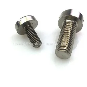 Full Thread Slotted Head Screw , Stainless Steel Cheese Head Machine Screw thumbnail-3