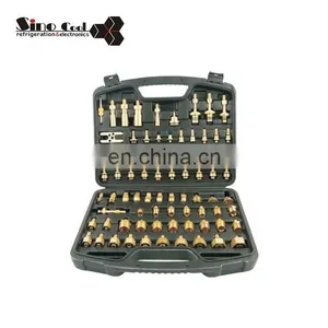 Herramientas de reparación de aire acondicionado para automóvil de 77 piezas. Herramientas de mantenimiento automático thumbnail-2