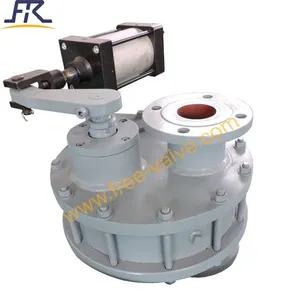 Pneumatic Ceramic Lined Rotating Double Disc Gate Valve thumbnail-4